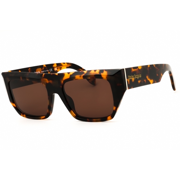 Palm Angels Accessories - Palm Angels NILAND Sunglasses 6064 Havana acetate Rectangular